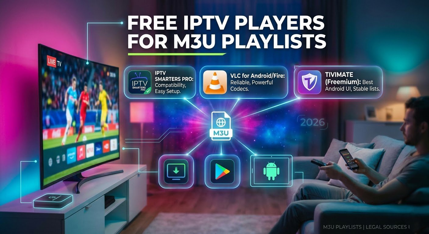 Free IPTV Players for M3U Playlists