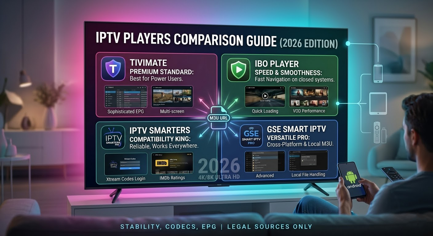 IPTV Players Comparison Guide