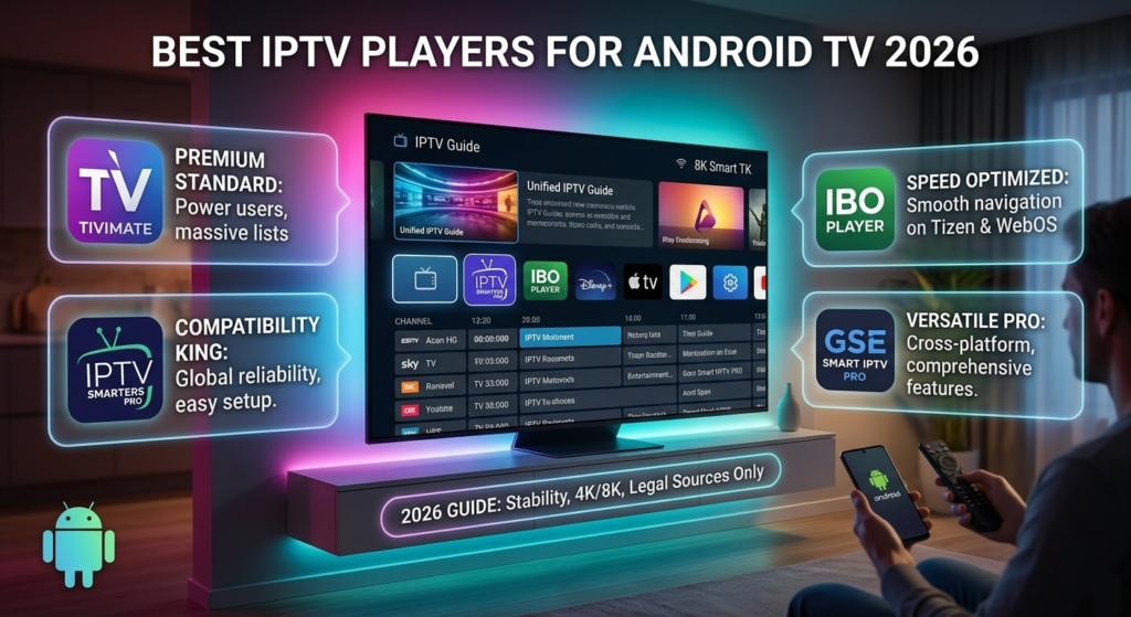 Best IPTV Players for Android TV