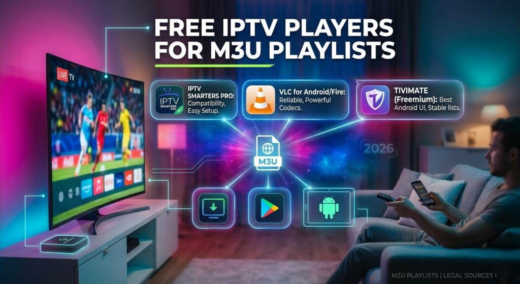 Free IPTV Players for M3U Playlists
