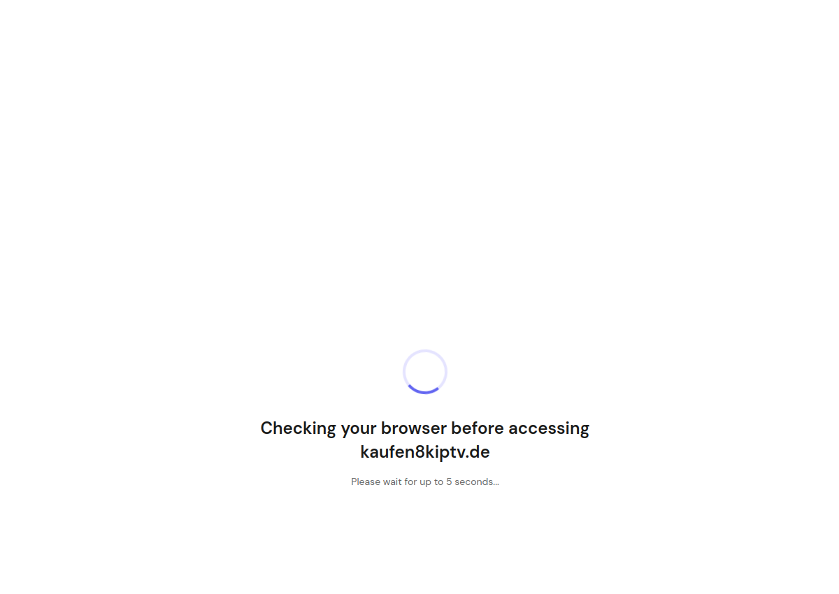 Screenshot of the Kaufen8KIPTV website.